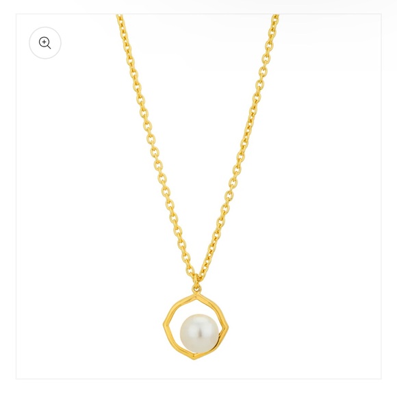 Aahi Gold-Plated Necklace from Amaaya Jewelry | 16-18 in chain - Picture 1 of 2